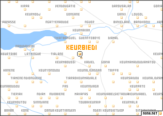 map of Keur Biédi