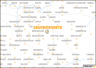 map of Keur Biram Mata