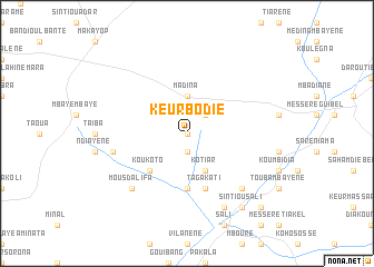 map of Keur Bodié