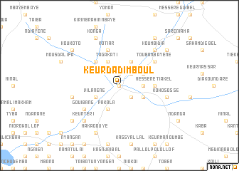 map of Keur Dadi Mboul