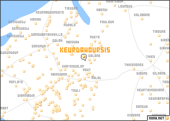 map of Keur Dawour Sis