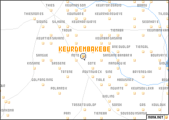 map of Keur Demba Kébé