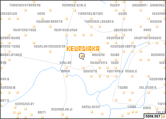 map of Keur Diaka