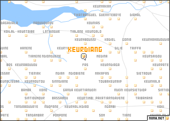 map of Keur Diang