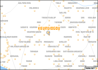 map of Keur Diogou