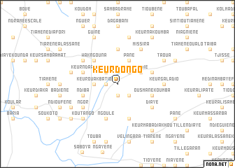 map of Keur Dongo