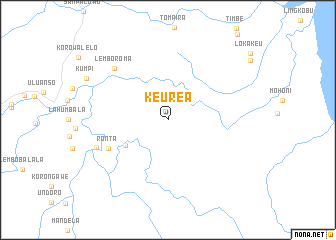 map of Keurea
