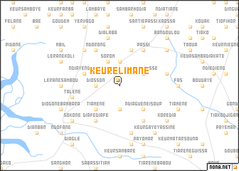 map of Keur Elimane