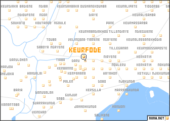 map of Keur Fodé