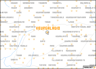 map of Keur Galadio