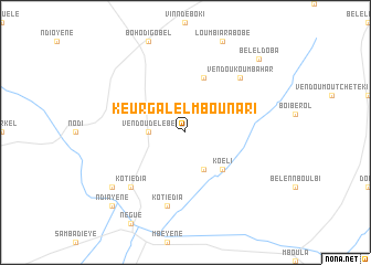 map of Keur Galel Mbounari