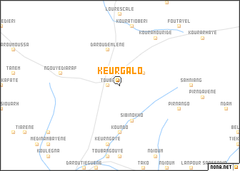 map of Keur Galo