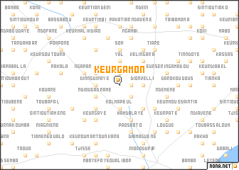 map of Keur Gamon