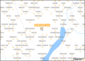 map of Keur Gane