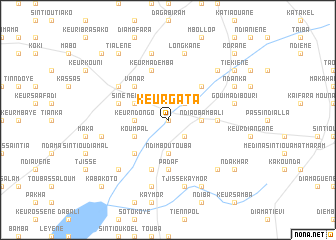 map of Keur Gata