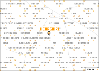 map of Keur Guiri
