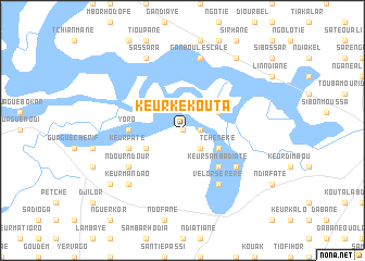 map of Keur Kékouta