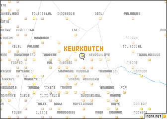 map of Keur Koutch