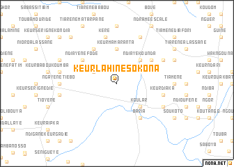 map of Keur Lahine Sokona