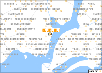 map of Keur Lali