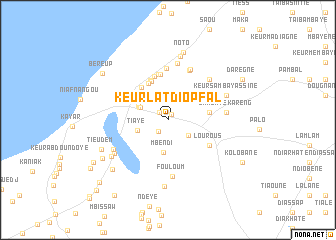 map of Keur Lat Diop Fal