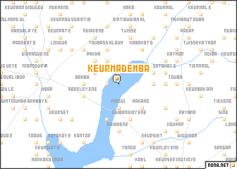 map of Keur Mademba