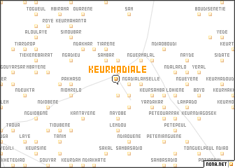 map of Keur Madialé