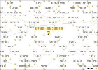 map of Keur Madoumbé