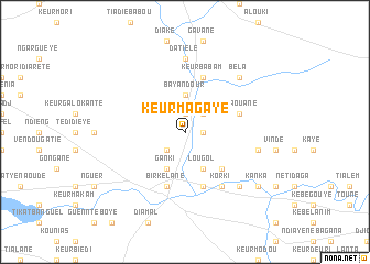 map of Keur Magaye