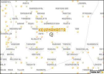 map of Keur Mahanta