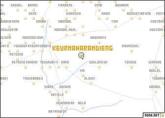 map of Keur Maharam Dieng