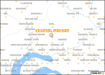 map of Keur Mali Makham