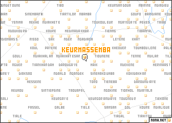 map of Keur Massemba