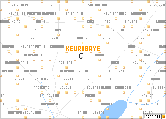 map of Keur Mbaye
