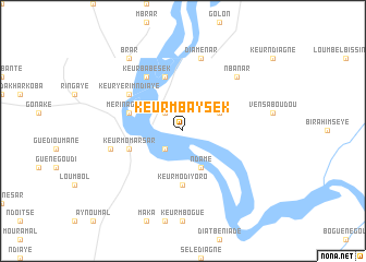 map of Keur Mbaysek