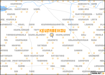 map of Keur Mbeïkou