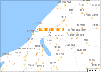 map of Keur Mbir Ndaw