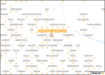 map of Keur Mbissane