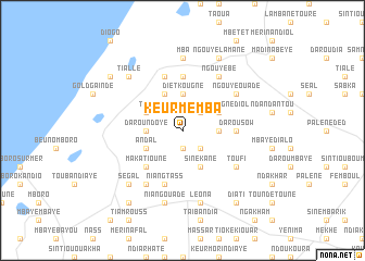 map of Keur Memba