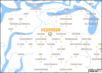 map of Keur Moda