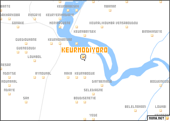 map of Keur Modi Yoro