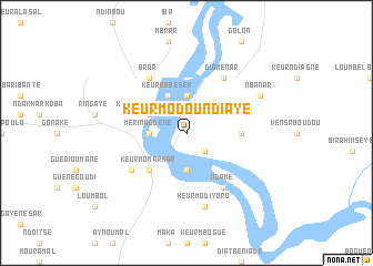 map of Keur Modou Ndiaye