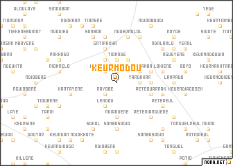 map of Keur Modou