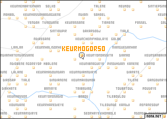 map of Keur Mogorso