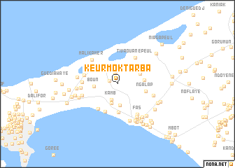 map of Keur Moktar Ba