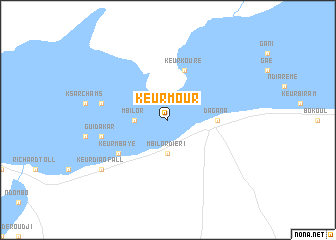 map of Keur Mour