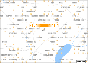 map of Keur Moussa Intia