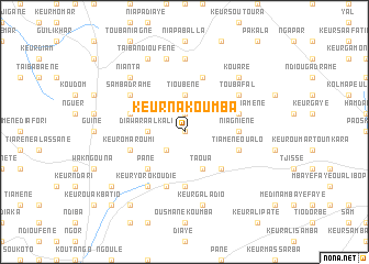 map of Keur Nakoumba