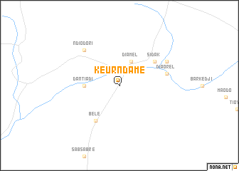 map of Keur Ndamé