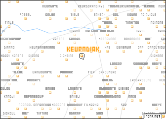 map of Keur Ndiak